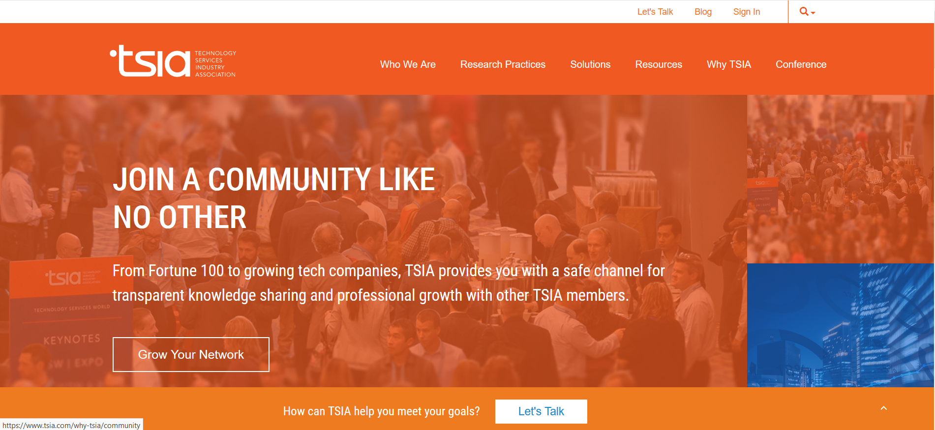 TSIA website screenshot