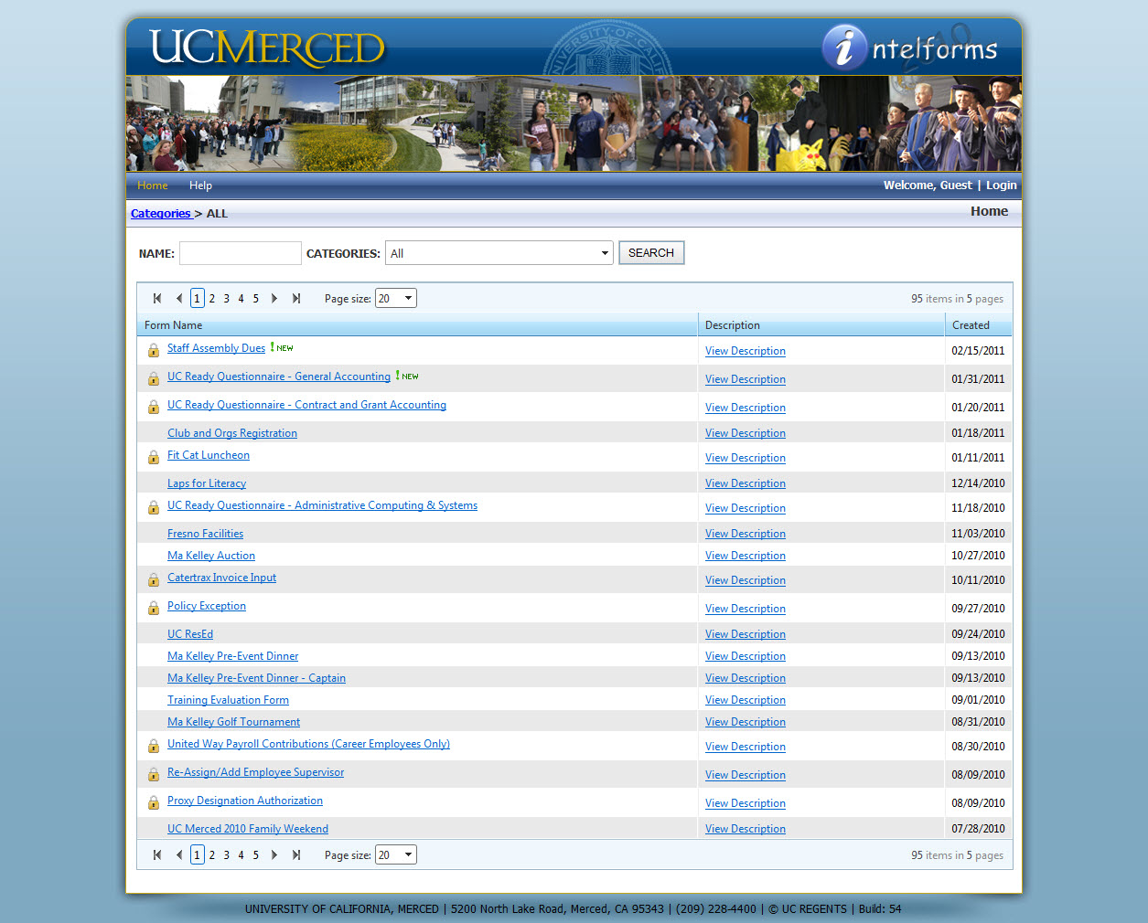 UCM project screenshot